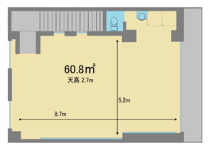 仙川図面 調布市 ダンススタジオ 舞仙